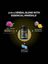 Cápsulas de soporte hepático de cardo mariano con alcachofa y diente de león - KORESELECT